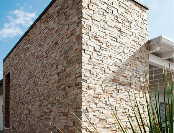 Натуральный облицовочный камень для фасадов