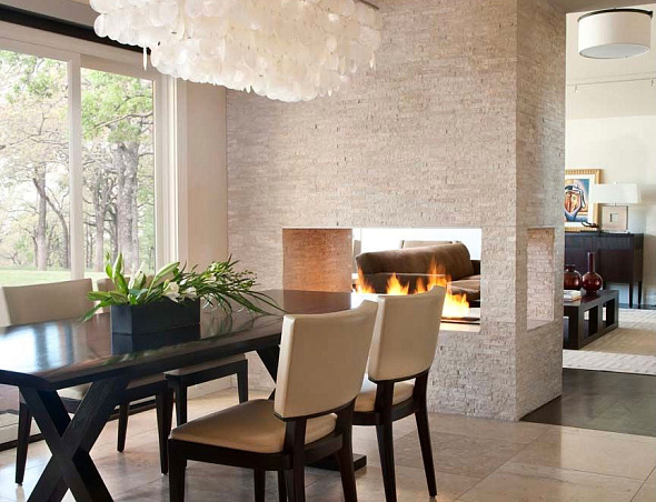 Натуральный отделочный камень для каминов