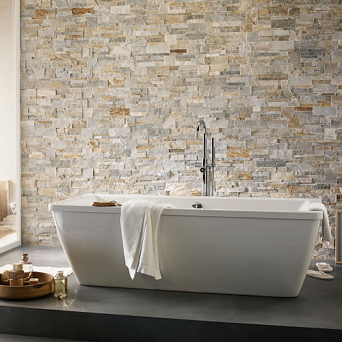 3d панели из натурального камня. Сланец бежевый (Модерн)