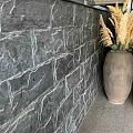 Сланец чёрный Машрум 200х400 мм. — 3Д-панели для отделки стены