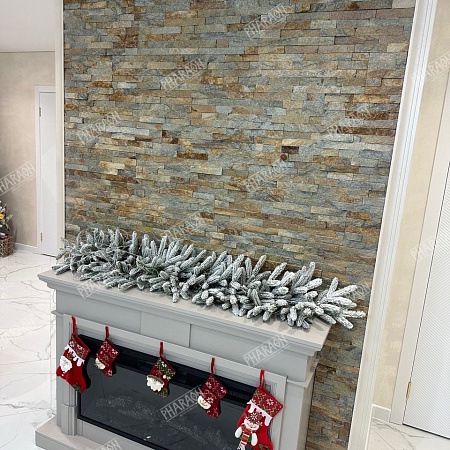 3d панели из натурального камня. Кварцит мультиколор (Классик)