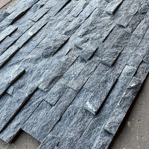 3Д панели из натурального камня. Кварцит чёрный (Неоклассика) 