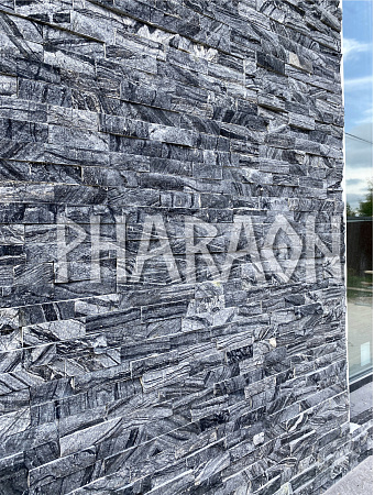 3d панели из натурального камня. Мрамор древесный серый (Классик)