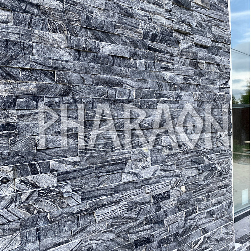 3d панели из натурального камня. Мрамор древесный серый (Классик)