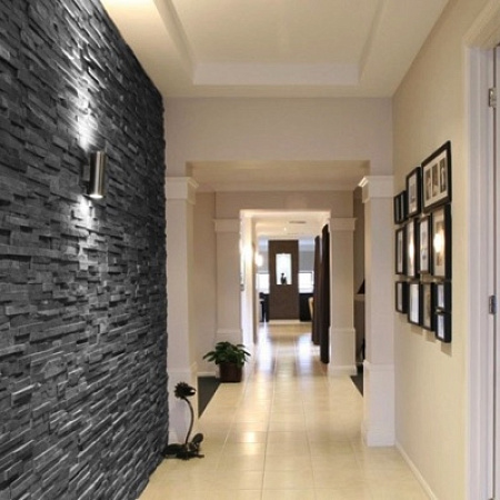 3d панели из натурального камня. Сланец чёрный (Классик)