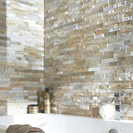 3d панели из натурального камня. Сланец бежевый (Классик)