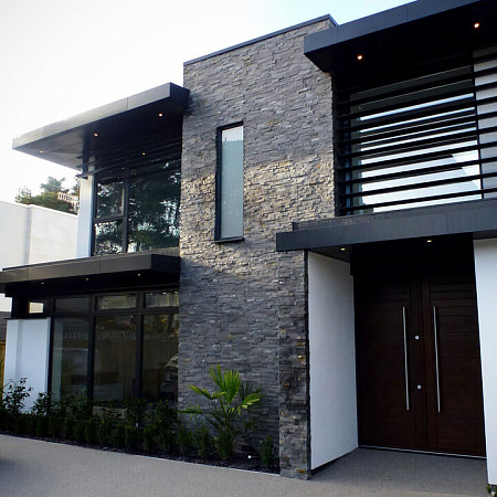 3d панели из натурального камня. Сланец чёрный (Классик)