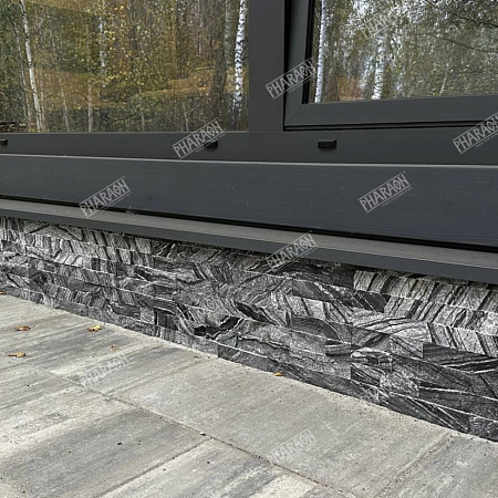 3d панели из натурального камня. Мрамор древесный серый (Классик)