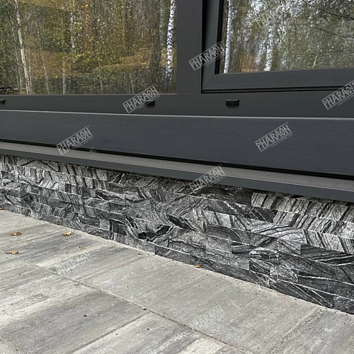 3d панели из натурального камня. Мрамор древесный серый (Классик)