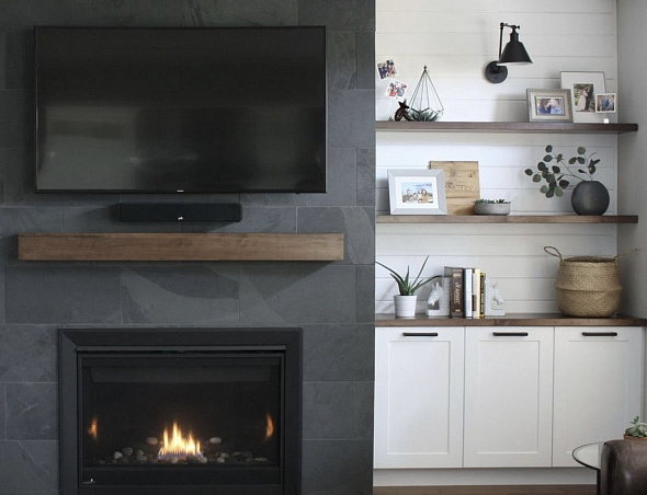 Натуральный отделочный камень для каминов