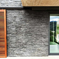 3d панели из натурального камня. Сланец чёрный (Неоклассик)