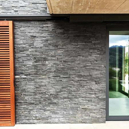 3d панели из натурального камня. Сланец чёрный (Классик)