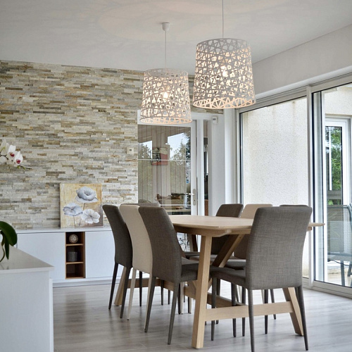 3Д панели из натурального камня. Сланец бежевый (Классика)