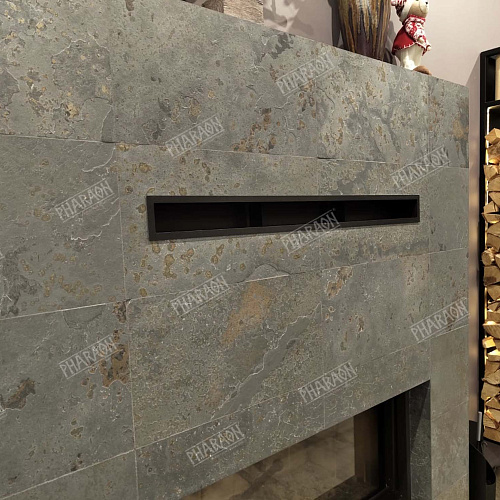 Сланец мультиколор (натуральный скол) 300х600 мм.