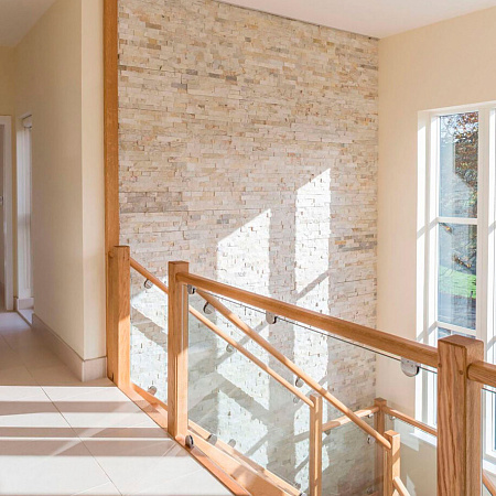 3d панели из натурального камня. Кварцит бежевый (Классик)