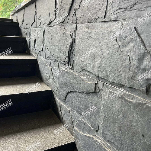 Сланец чёрный (Машрум) 200х400 мм.