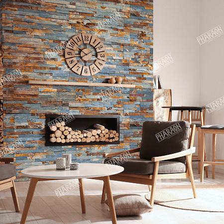 3d панели из натурального камня. Сланец мультиколор (Классик)