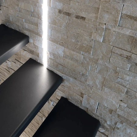 3Д панели из натурального камня. Кварцит бежевый (Модерн)