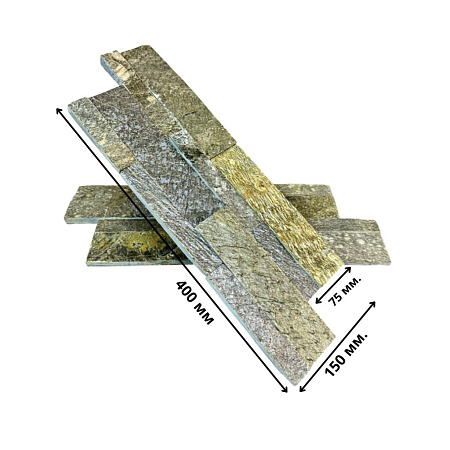 3d панели из натурального камня. Сланец Деоли Грин (Модерн)