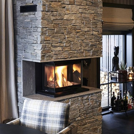 3Д панели из натурального камня. Кварцит серо-зеленый (Грубый камень)