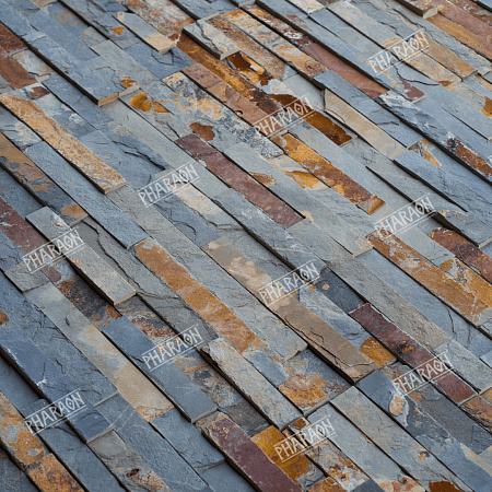 3d панели из натурального камня. Сланец мультиколор (Классик)