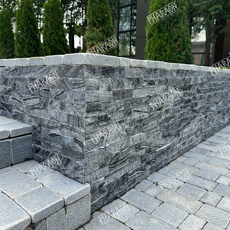 3d панели из натурального камня. Мрамор древесный серый (Неоклассик)