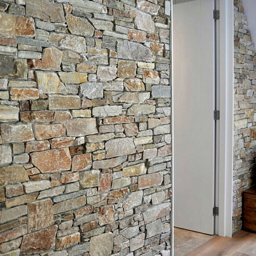 3d панели из натурального камня. Кварцит бежевый (Грубый камень)