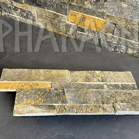 3d панели из натурального камня. Сланец Деоли Грин (Модерн)