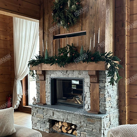 3d панели из натурального камня. Кварцит серо-зеленый (Грубый камень)