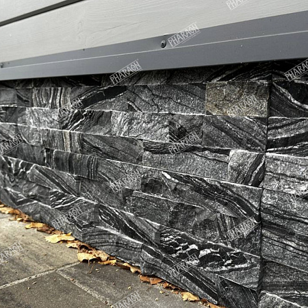 3d панели из натурального камня. Мрамор древесный серый (Классик)