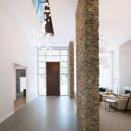 3Д панели из натурального камня. Кварцит мультиколор (Грубый камень)