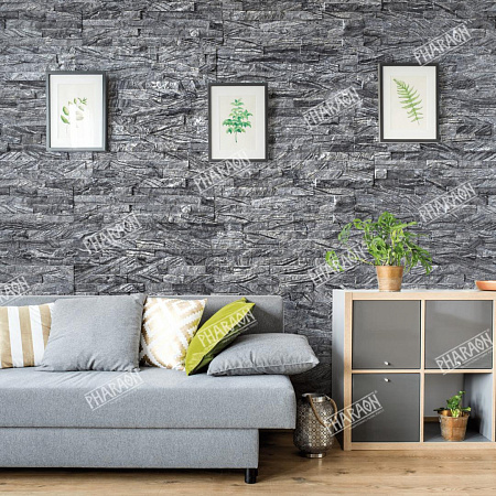 3d панели из натурального камня. Мрамор древесный серый (Классик)