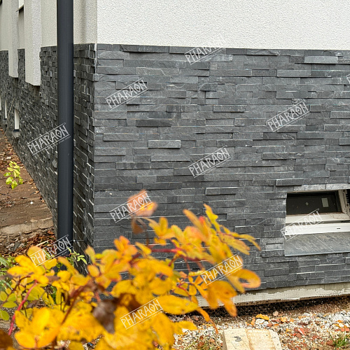 3d панели из натурального камня. Сланец чёрный (Неоклассик)