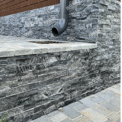 3d панели из натурального камня. Мрамор древесный серый (Классик)