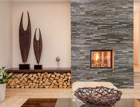 Натуральный отделочный камень для каминов