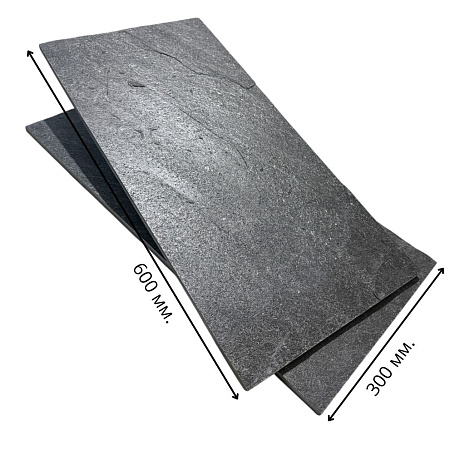 Сланец Cильвер Грей (SILVER GREY) 300х600 мм.