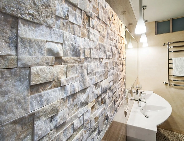 Натуральный отделочный камень для ванных комнат