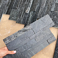 3d панели из натурального камня. Кварцит чёрный (Модерн) 