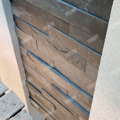 Сланец черный (нарезка) 70х300 мм.