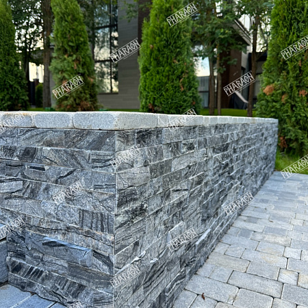 3d панели из натурального камня. Мрамор древесный серый (Классик)