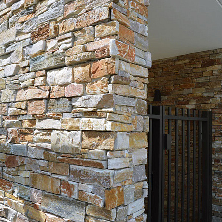 3d панели из натурального камня. Кварцит бежевый (Грубый камень)