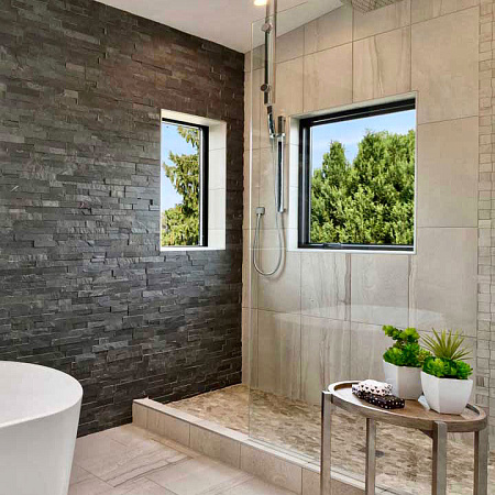 3d панели из натурального камня. Сланец чёрный (Классик)