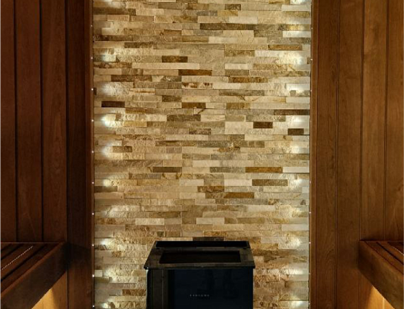 Натуральный отделочный камень для бань и саун