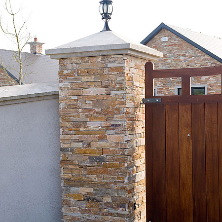 3d панели из натурального камня. Кварцит бежевый (Грубый камень)