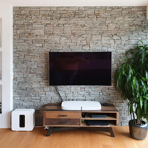 3d панели из натурального камня. Кварцит серо-зеленый (Грубый камень)