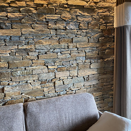 3Д панели из натурального камня. Кварцит мультиколор (Грубый камень)