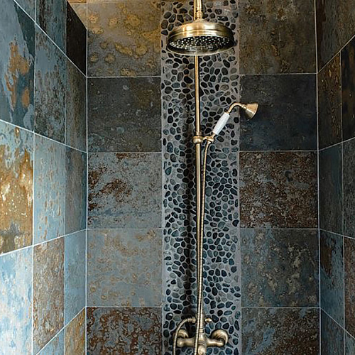 Сланец мультиколор (натуральный скол) 300х600 мм.