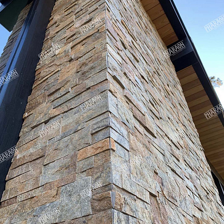 3Д панели из натурального камня. Кварцит мультиколор (Модерн)