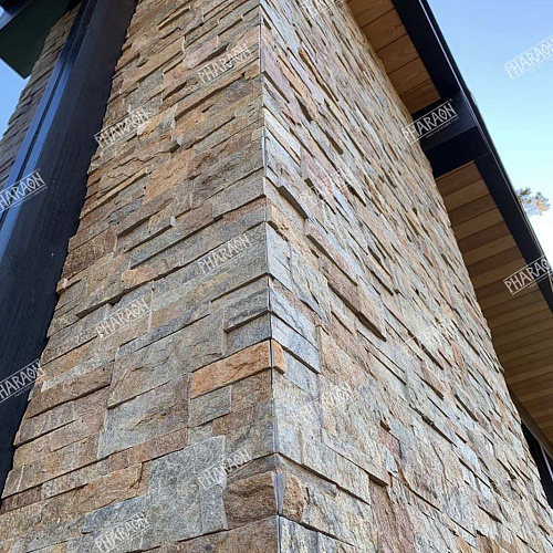 3d панели из натурального камня. Кварцит мультиколор (Модерн)