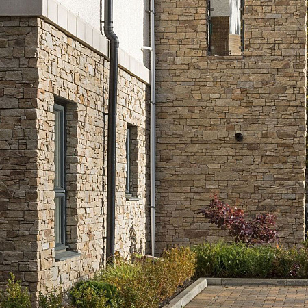 3d панели из натурального камня. Кварцит серо-коричневый (Грубый камень)